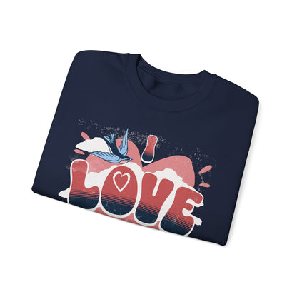I Love Bird Watching Unisex Heavy Blend™ Crewneck Sweatshirt