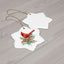 Holiday Cardinal Ceramic Ornament - Festive Decor for Christmas