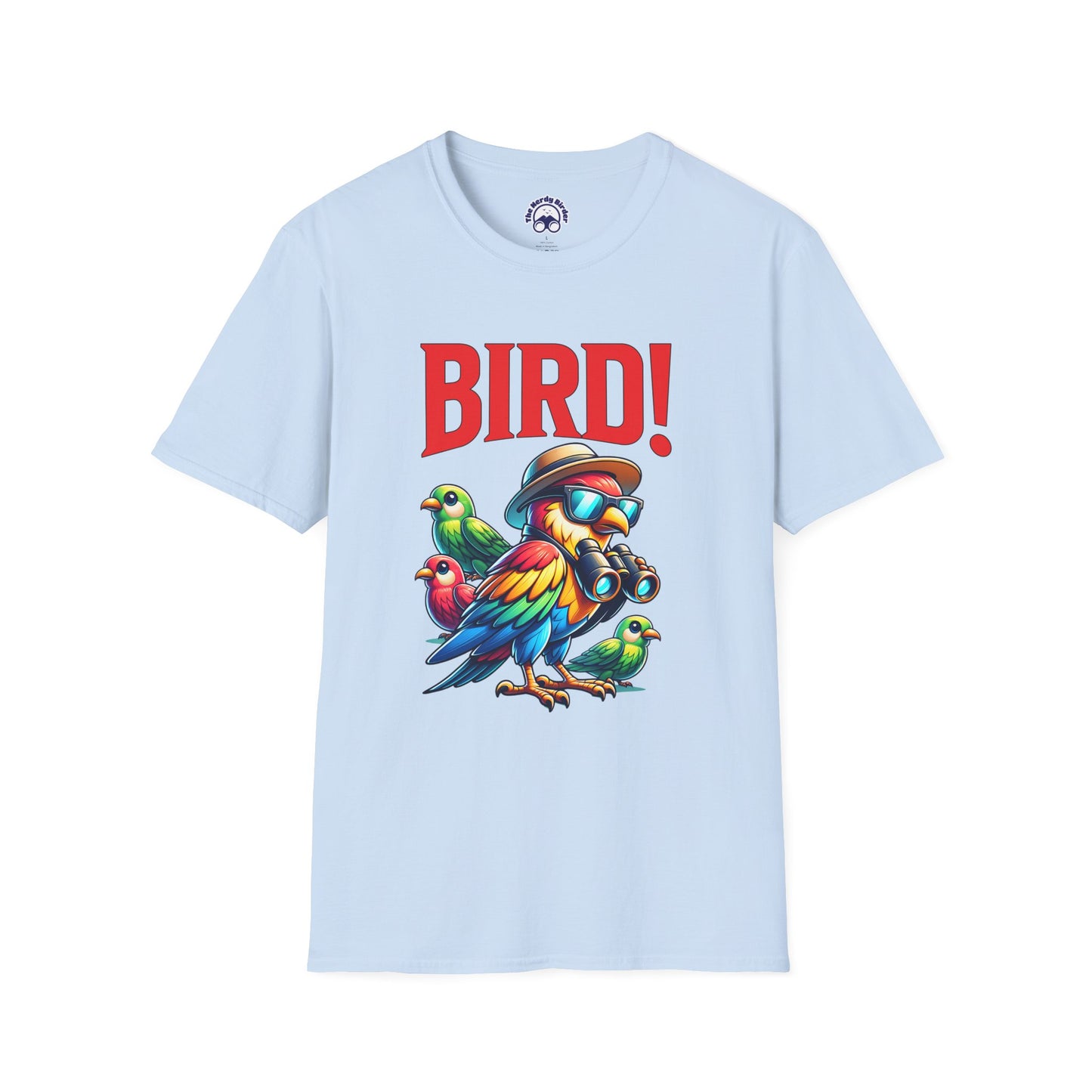 Colorful BIRD! Unisex Softstyle T-Shirt