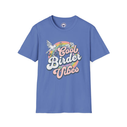 Cool Birder Vibes Unisex Softstyle T-Shirt | Perfect for Bird Lovers and Nature Enthusiasts