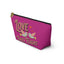 Love Takes Flight Accessory Pouch – Cute Pink Organizer for Travel & Everyday Use