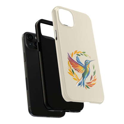 Hummingbird Rainbow Tough Phone Cases